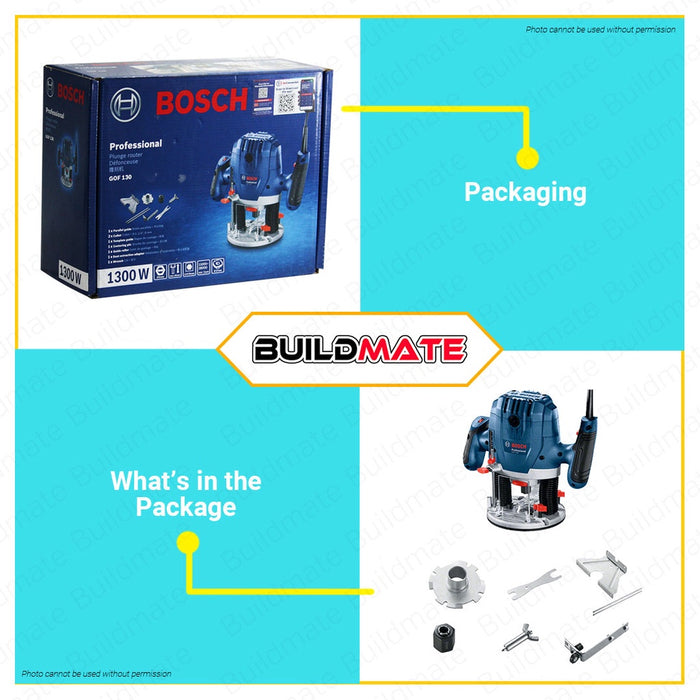 Bosch Professional Plunge Router GOF 130 06016B70K1 100% ORIGINAL / AUTHENTIC •BUILDMATE• COC