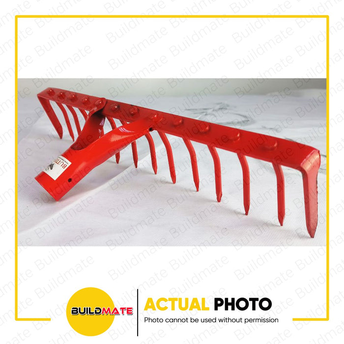 BUTTERFLY Garden Rake R103 (POINTED / RED) •BUILDMATE•