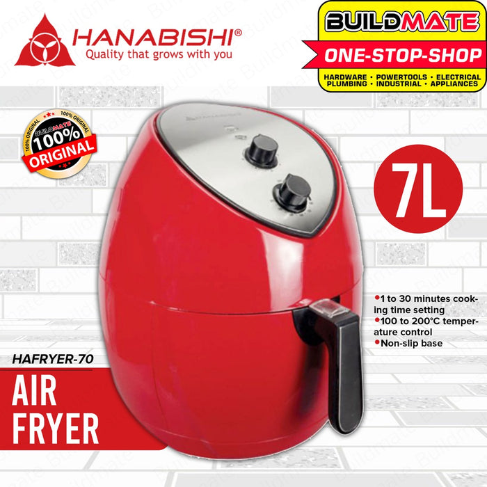 HANABISHI Air Fryer 7.0L HAFRYER-70 •BUILDMATE•