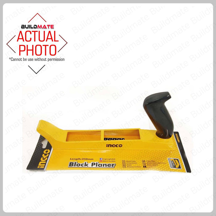 INGCO Wood Block Plane Planer with Changeable Blade 250mm HBP02250  •BUILDMATE• IHT