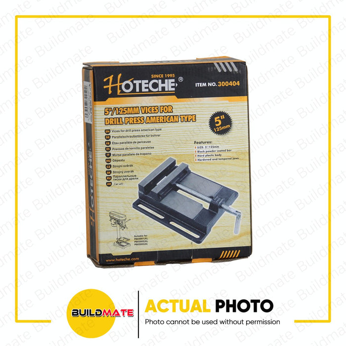HOTECHE Vices for Drill Press 5" 125mm American Type HTC-300404 •BUILDMATE•