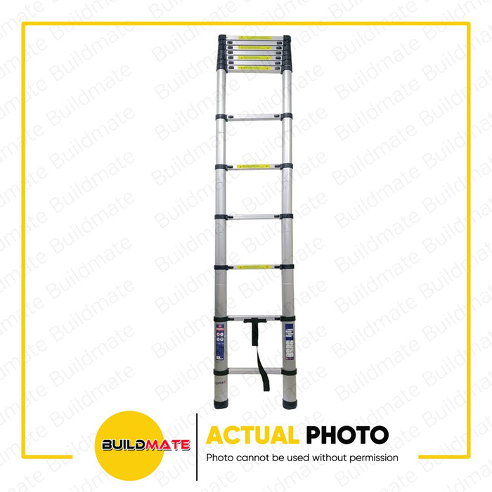 FUJIMA Aluminum Telescopic Single Ladder 2.6m AY-ZJ1026 S/S •BUILDMATE•