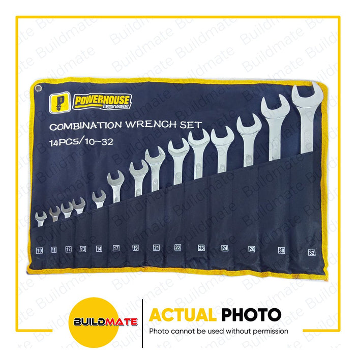 BUILDMATE Powerhouse 14PCS/SET Combination Wrench 10mm-32mm Chrome Vanadium - PHHT