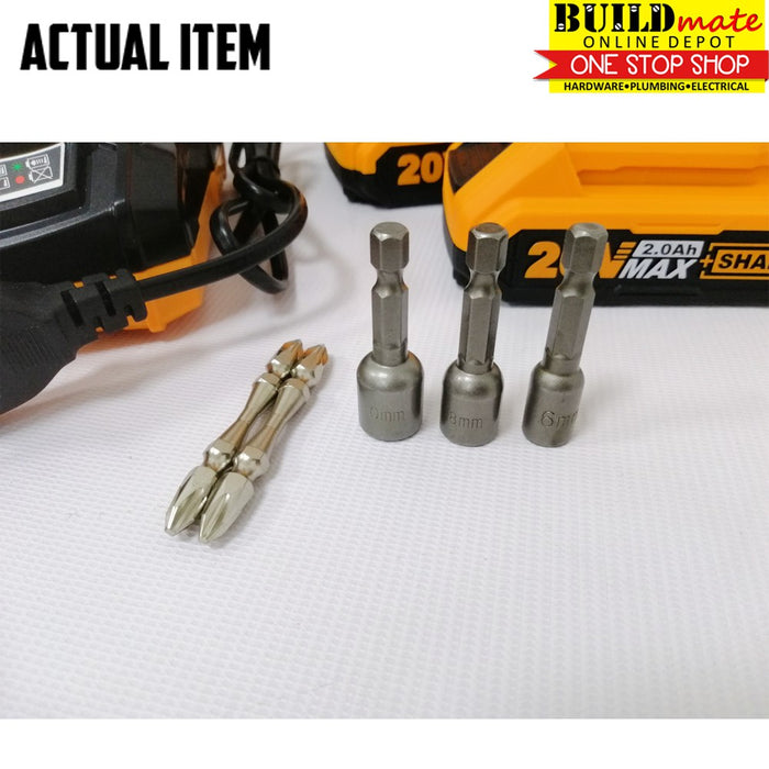 INGCO Cordless Lithium-Ion Impact Driver BRUSH LESS MOTOR CIRLI2002 •BUILDMATE• ICPT