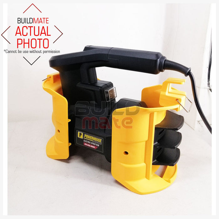 POWERHOUSE HVLP Floor Based Electric Paint Spray Gun Set with Stainless Container 600W PH-ESG-600S •BUILDMATE