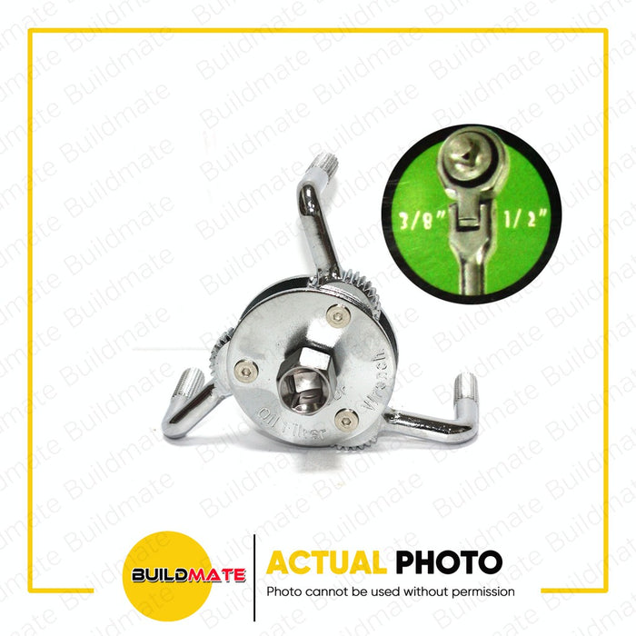 HOYOMA JAPAN Oil Filter Ratchet Wrench Cr-V HT-OFRW1 •BUILDMATE•