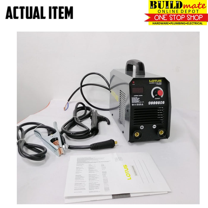 [COMBO] LOTUS Inverter Welding Machine 200A LTIW200D + Angle Grinder 650W + FREE WELDING GLOVES •BUILDMATE• LWM