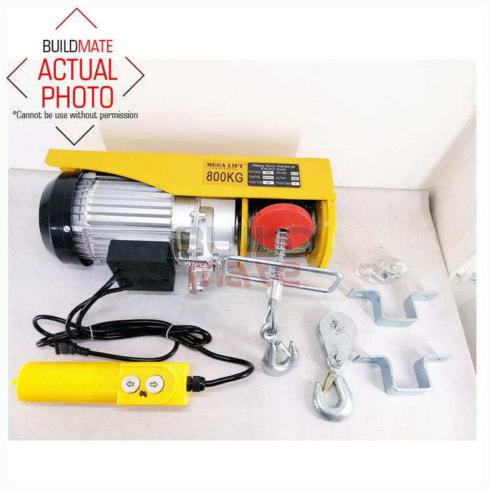 MEGA 800KG Heavy Duty Industrial Electric Hoist PA800 •BUILDMATE•