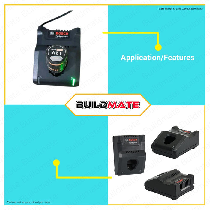 BOSCH Professional Charger Solo Asea GAL 12V-40 1600A01B8X 100% ORIGINAL / AUTHENTIC •BUILDMATE• BLC
