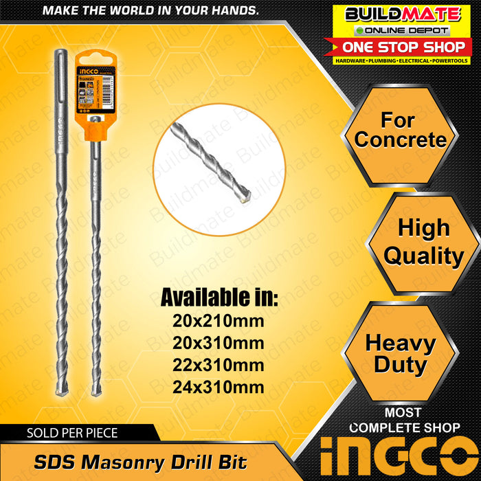INGCO SDS Masonry Drill Bit Use for Concrete Drill Bit Hand Tools SOLD PER PIECE •BUILDMATE• IHT