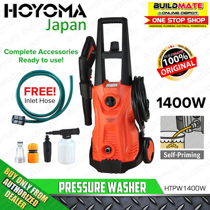 Pressure Washer 1400W FUJIMA FJ-6050C |  HOYOMA HT-HPW02 | ZEKOKI ZKK-1400PW •BUILDMATE•