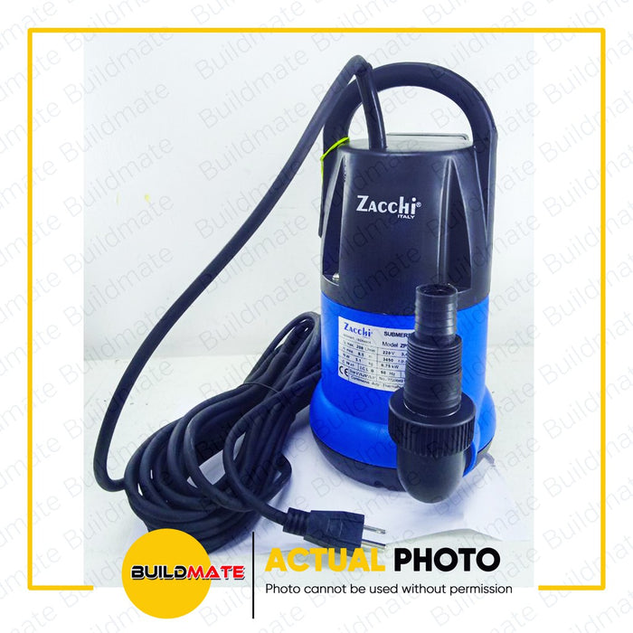 ZACCHI Micro Submersible Pump Clean Water 1 HP ZPE-751F •BUILDMATE•