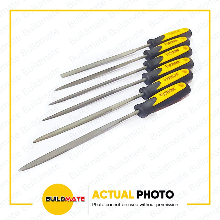 HOTECHE Needle File Set 6 PCS SET 403006 •BUILDMATE•