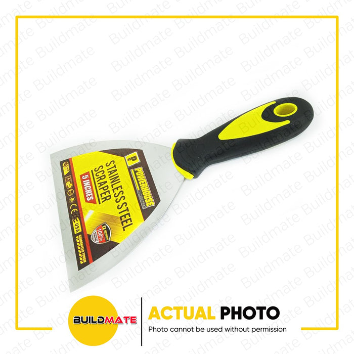 POWERHOUSE Scraper Putty Knife with PVC Handle •BUILDMATE• PHHT
