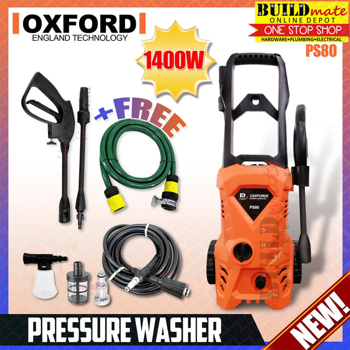 [COMBO] OXFORD COMBO 25L Wet & Dry Vacuum Cleaner OXVC-25L + OXFORD Pressure Washer  PS80•BUILDMATE•