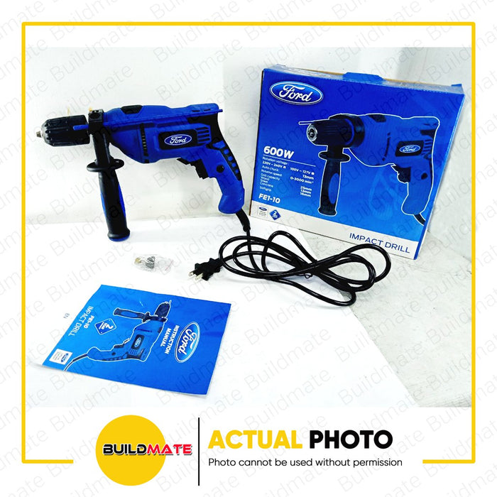 [CLEARANCE SALE] FORD 13mm Impact Drill Variable Speed 600W FE1-10 •100% ORIGINAL•BUILDMATE•