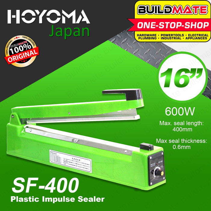 HOYOMA JAPAN Plastic Impulse Sealer 8" | 10" | 12" | 16" SOLD PER PIECE •BUILDMATE•