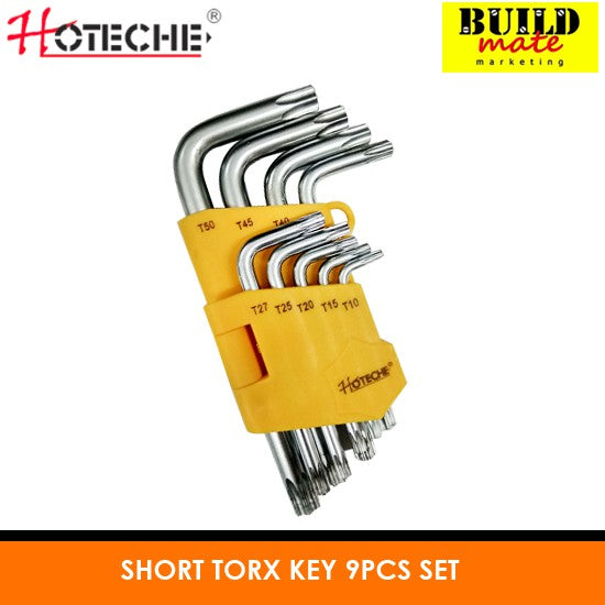 HOTECHE Short Torx Key 9PCS/SET 260708 •BUILDMATE•