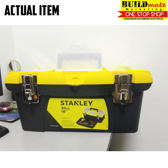 STANLEY 16" Inch PVC Jumbo Tool Box 40cm Organizer Storage Box Toolbox Tools Storage •BUILDMATE• SHT