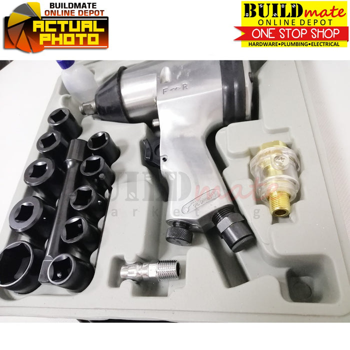 Pneumatic Air Impact Wrench Kit Set 1/2" & 3/4" Inch HOYOMA/MGTools 100% ORIGINAL •BUILDMATE• HYMPT