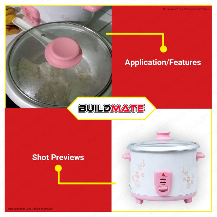 BUILDMATE Hanabishi Automatic 1.8L Rice Cooker 8-10 Cups Capacity with Glass Cover Electric Cooker Appliances HRC-18G