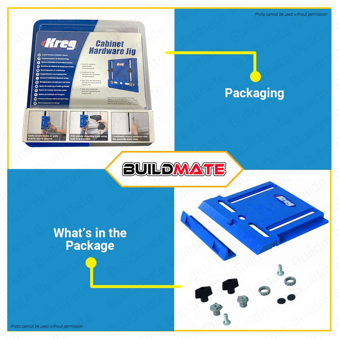 KREG Cabinet Hardware Jig KHI-PULL-INT •BUILDMATE•
