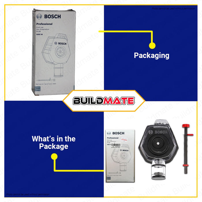 Bosch Professional Dust Store Adapter For Drill Dust Free Solution GDE 24 1600A01M9V •BUILDMATE• BPT