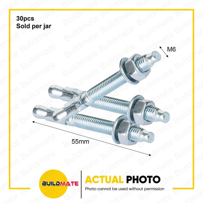 INGCO Wedge Anchor Zinc Plated Finish  •BUILDMATE• IHT