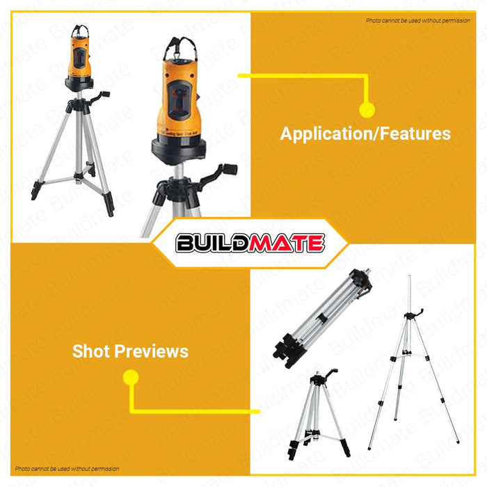 Hoteche Aluminum Tripod  HTC-285004 Heavy Duty •BUILDMATE•