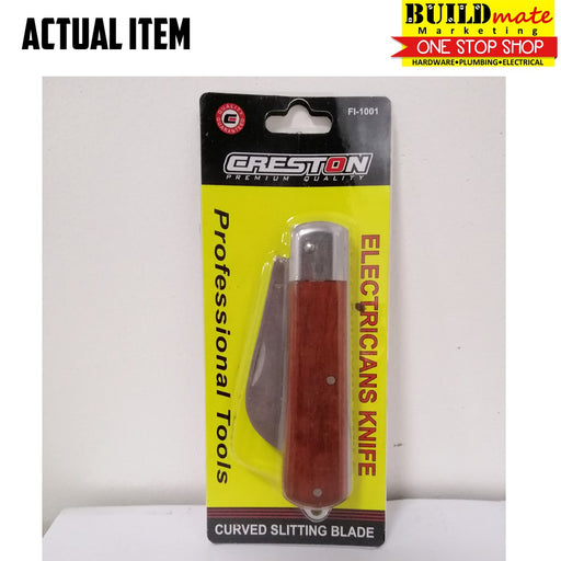 CRESTON Curved Blade Electrician Knife FI-1001