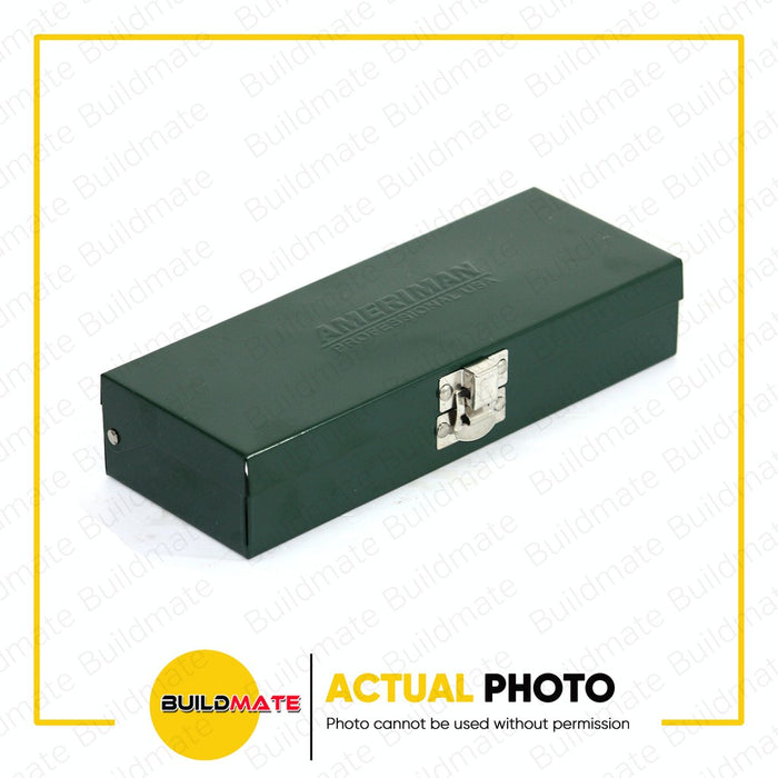 AMERIMAN TAIWAN Impact Driver Set with Case 12PCS/SET TECHINICAL GRADE AT-ID12TG •BUILDMATE•