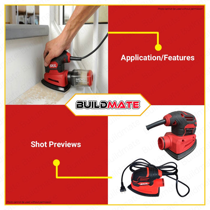SKIL Multi Sander 100W SR1E7260AA •BUILDMATE•