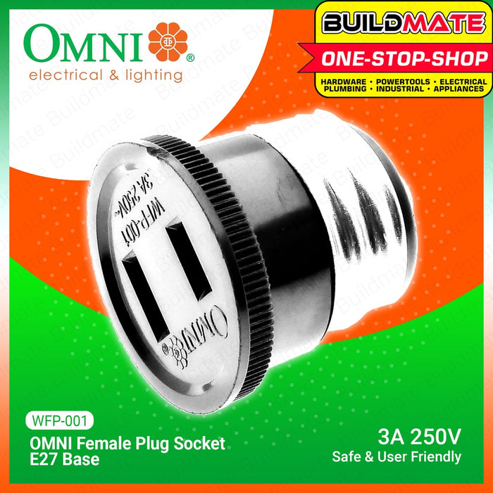 OMNI Female Plug Socket E27 Base WFP-001 •BUILDMATE•