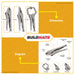 Hoteche Mini Locking Plier 3pcs 5" inches Cr-V HTC-112001 •BUILDMATE•