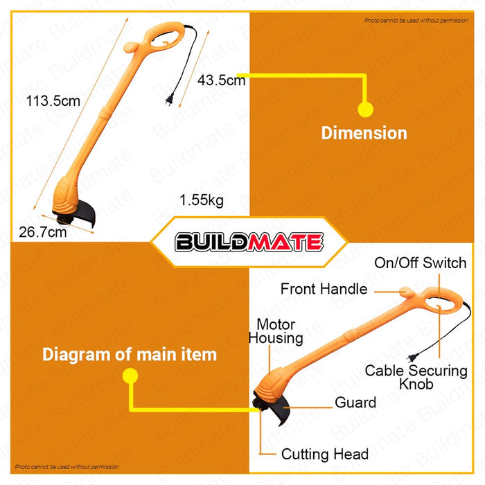 [BEST SELLER] INGCO | HOYOMA Grass Trimmer Cutter Lawn Mower GT3512 | GT3501 | HT-CBC12V2B •BUILDMATE• IPT