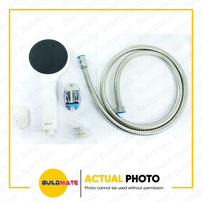 S.G.C. Telephone Shower White w/Hose S.G.C.-2045 •BUILDMATE•