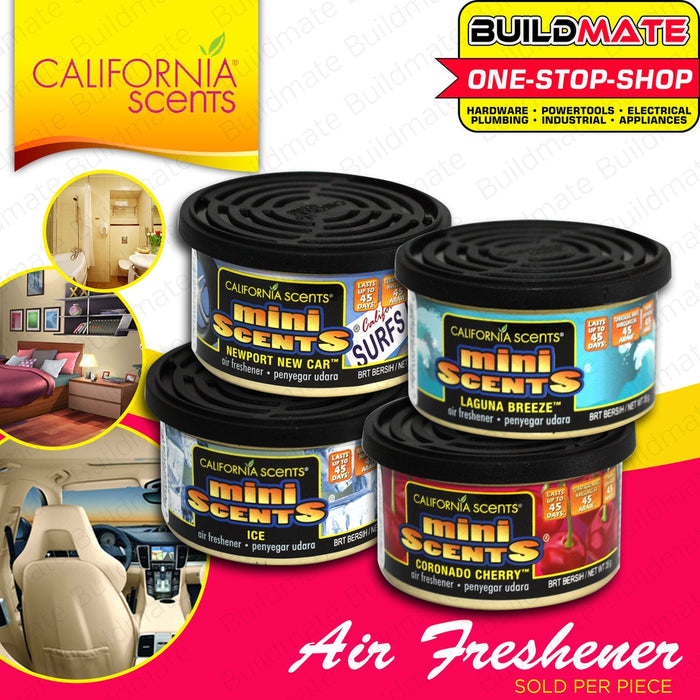 CALIFORNIA SCENTS Mini Scents Car Cabinet Drawer Room Freshener SOLD PER PIECE •BUILDMATE•
