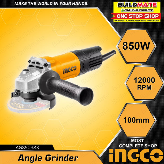 INGCO Angle Grinder 850W AG850382 / AG850383 •BUILDMATE• IPT