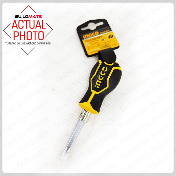 INGCO 2 in 1 Interchangeable Screwdriver Set AKISD0202 •BUILDMATE• IHT