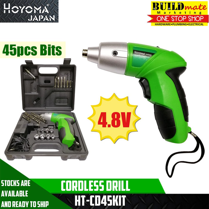 BUILDMATE Hoyoma Cordless Screwdriver 4.8V HT-CD45KIT / HT-CS45KIT HYMPT