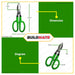 HOYOMA JAPAN Tin Snip Cutter Scissor 10" H-TC10 •BUILDMATE• HYMHT