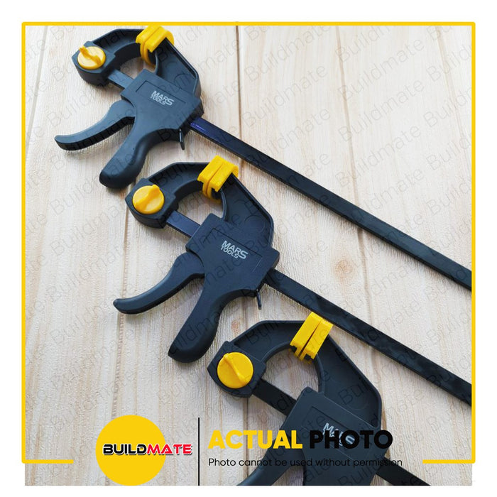 MARS TOOLS Woodworking Hand Quick Release Bar Clamp 6" | 12" SOLD PER PIECE •BUILDMATE•