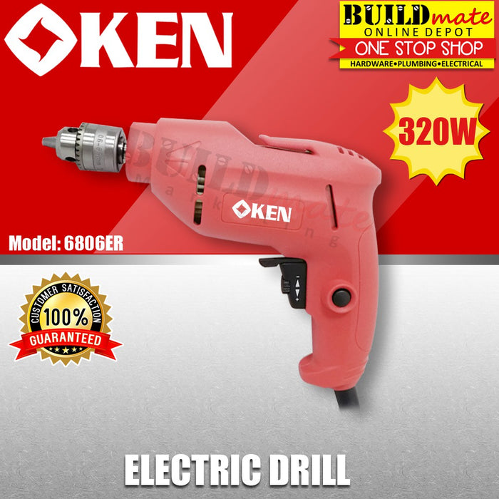 KEN Electric Drill 320W Ø6.5mm 6806ER