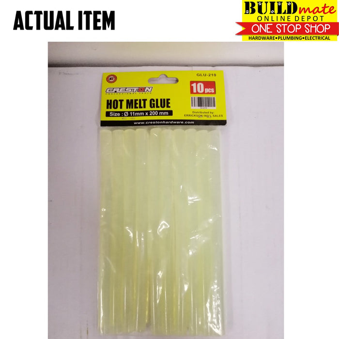 CRESTON 10" Hot Melt Glue Stick Ø11mm x 200mm GLU-210