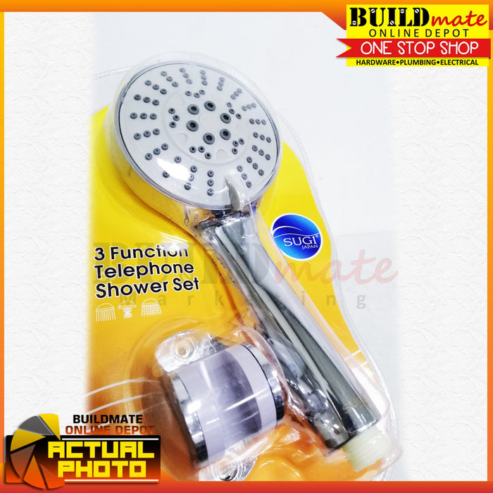 SUGI JAPAN 3 Functions Telephone Shower Set •BUILDMATE•