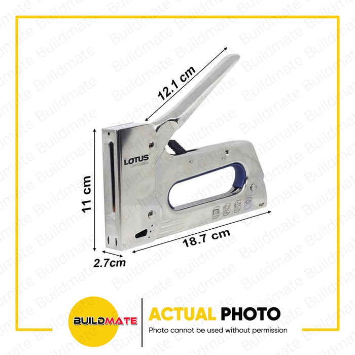 LOTUS Steel Staple Gun Rust Resistance TR33 Heavy Duty LTHT5000SGX •BUILDMATE•
