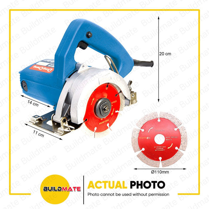 DONG CHENG Concrete Marble Cutter 1200W  DZE110 •BUILDMATE•