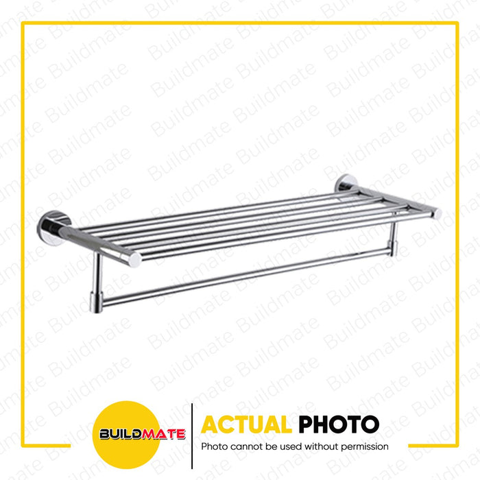 WATERHOUSE by POWERHOUSE Round Type Towel Shelf Stainless 304 WH-RNDTOWEL3-SUS •BUILDMATE• PHWH