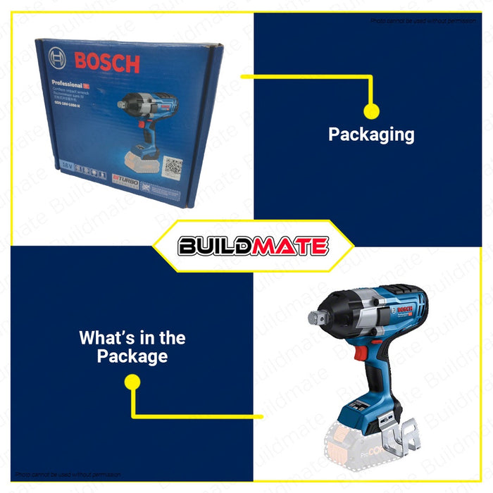 BOSCH Professional Cordless Lithium Ion Li-Ion Impact Drill Driver GDS 18V-1050 06019J85L1 BLC
