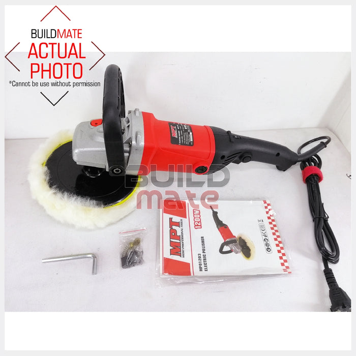 MPT Electric Polisher Buffing Machine Ø180mm MPO1203 Most Professional Tools •BUILDMATE•
